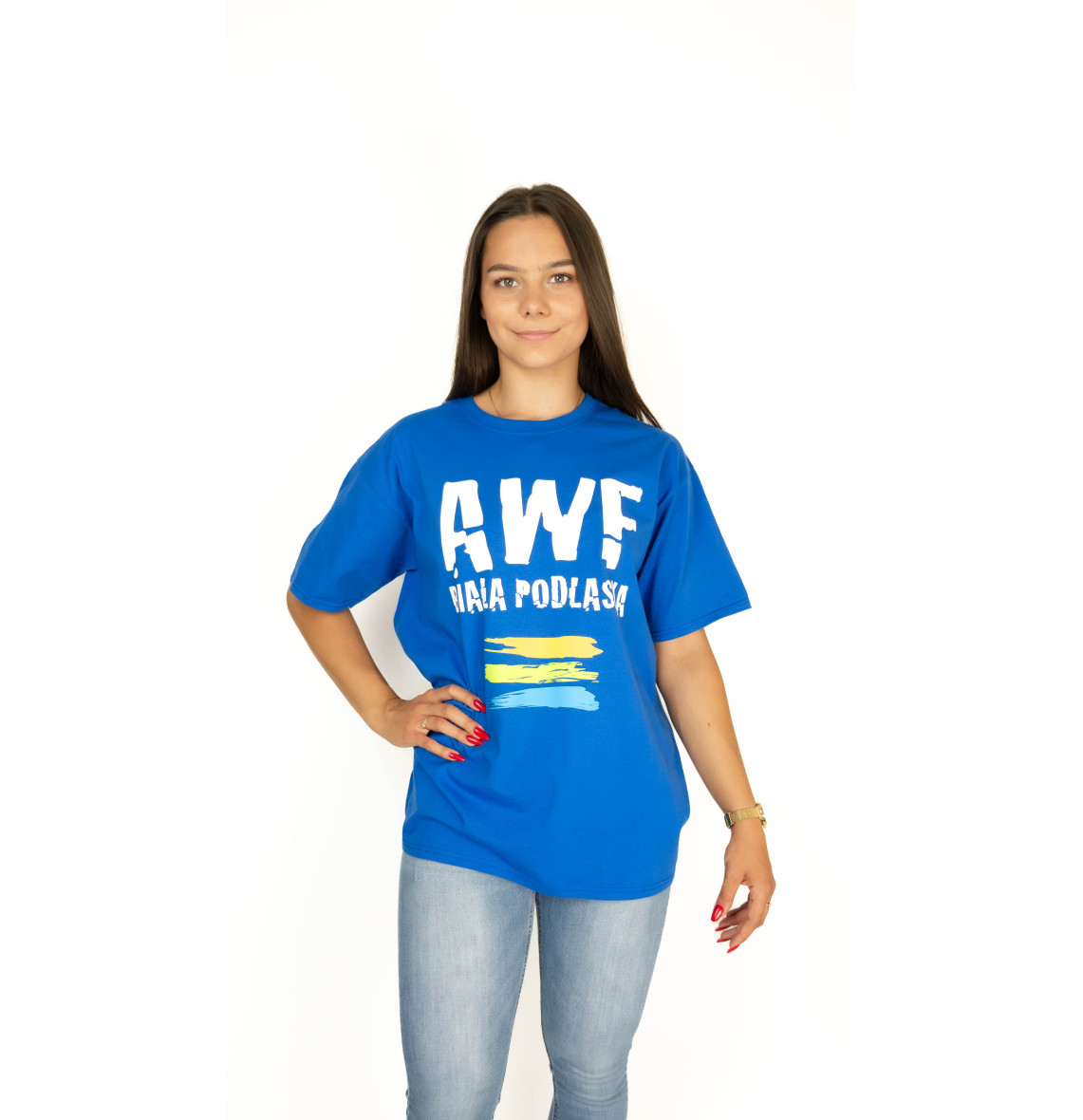 T-shirt AWF Biała Podlaska - 3 paski