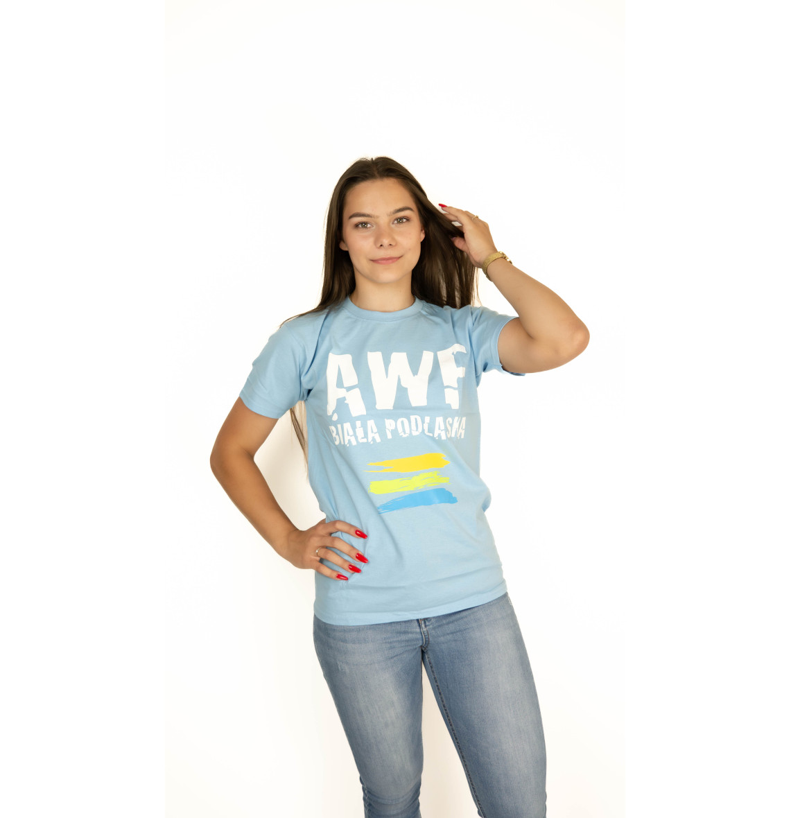 T-shirt AWF Biała Podlaska - 3 paski
