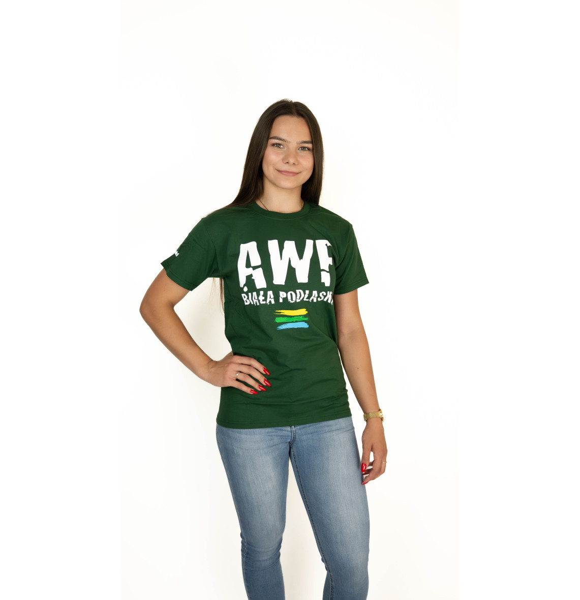 T-shirt AWF Biała Podlaska - 3 paski