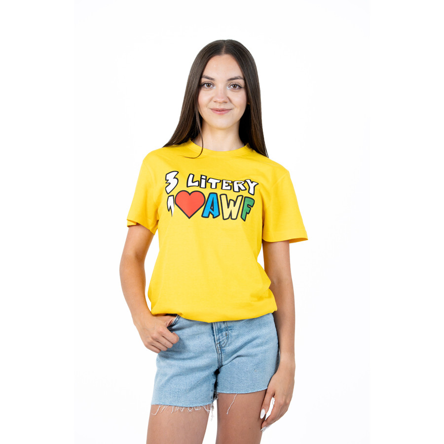 T-shirt - 3 litery 1 serce AWF